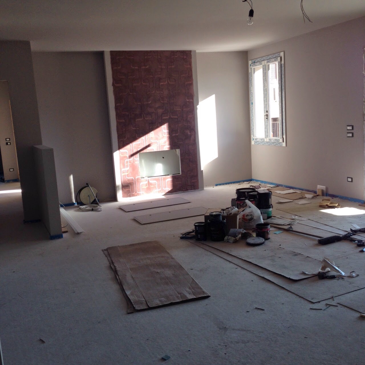 Foto di cantiere da una ristrutturazione