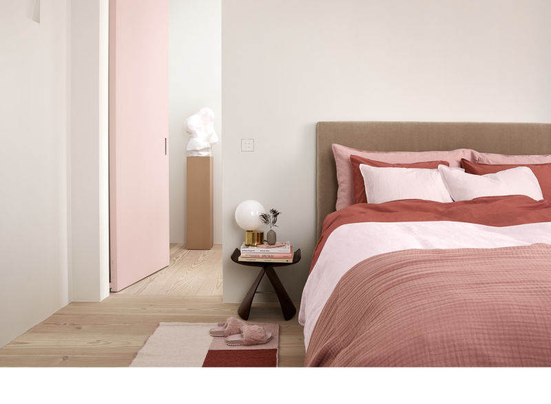 Il colore rosa negli interni di casa